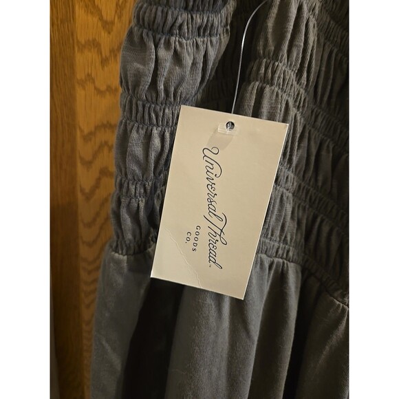 Universal Thread Womens Knit Smocked Maxi A-Line Skirt Size 4x Mountain Green - Picture 8 of 15